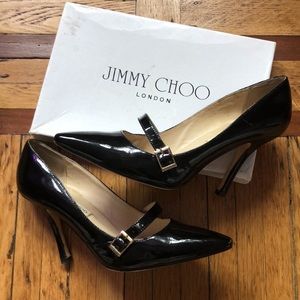 Lightly used Jimmy Choo black shoes